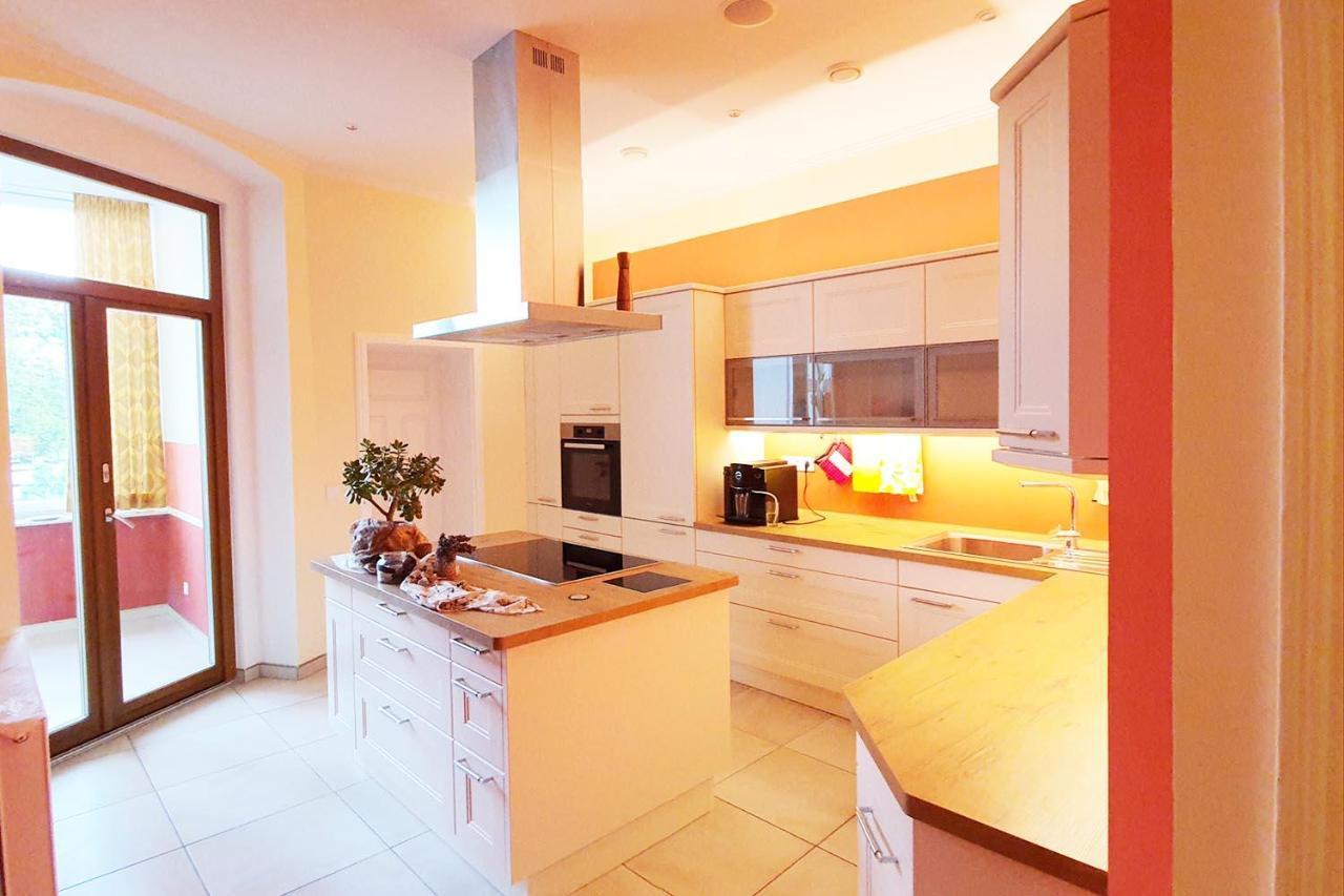 קוטבוס Luxus Ferienwohnung Mit Hochwertiger Ausstattung Wintergarten מראה חיצוני תמונה